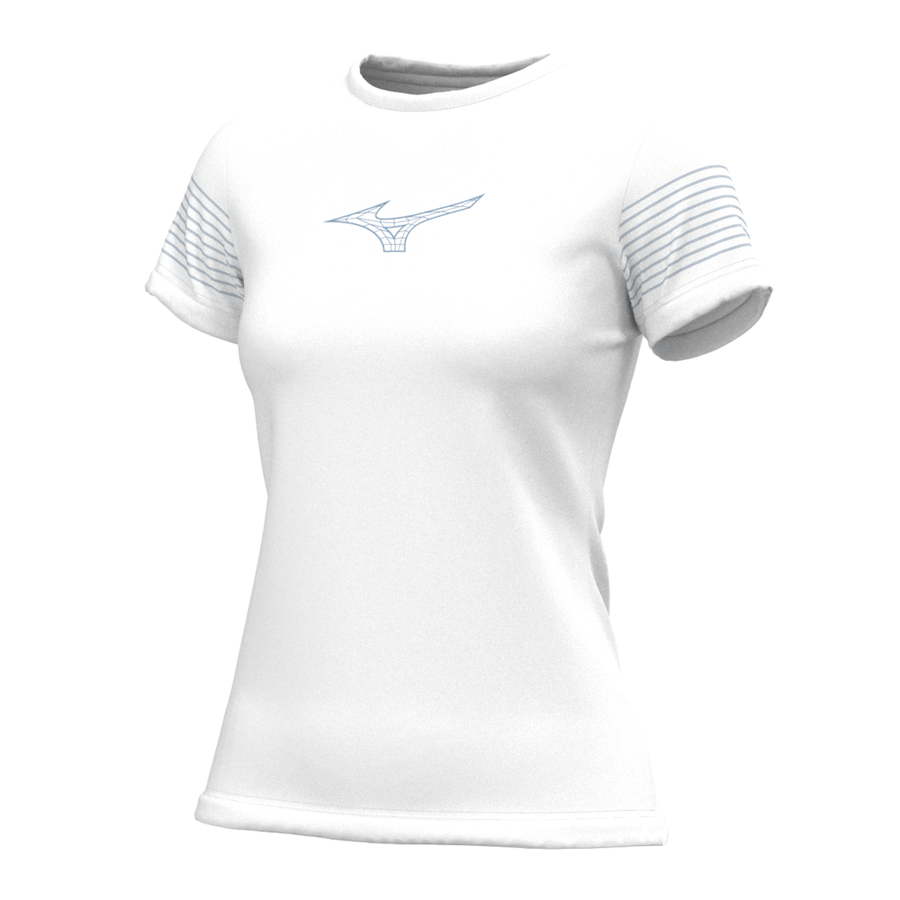 Mizuno ATHLETICS MIZUNO T-SHIRT White